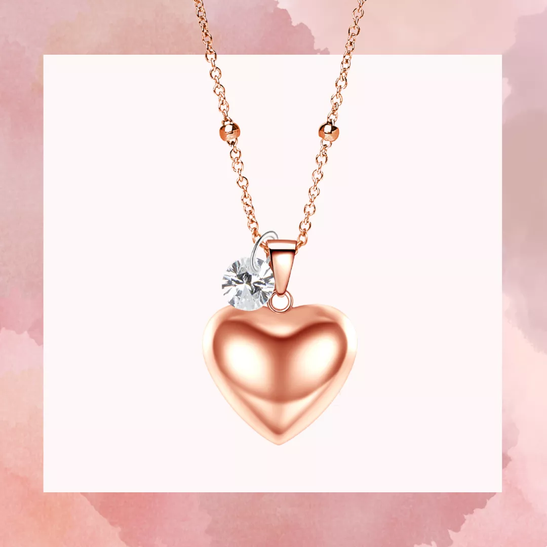 Harmony Ball Pink Gold Color Heart