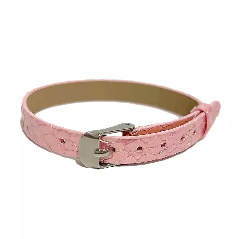 Bracelet - lizzard metallic - pink