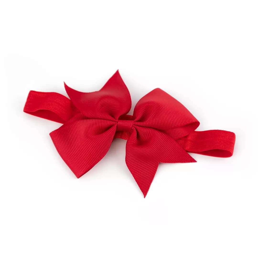 Hair band - Bow - Red